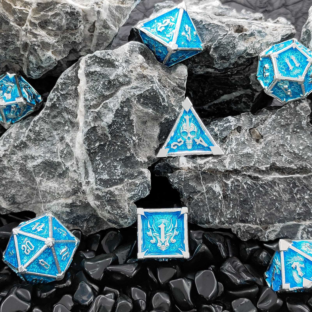 Frostbite (Blauw met Zilver)