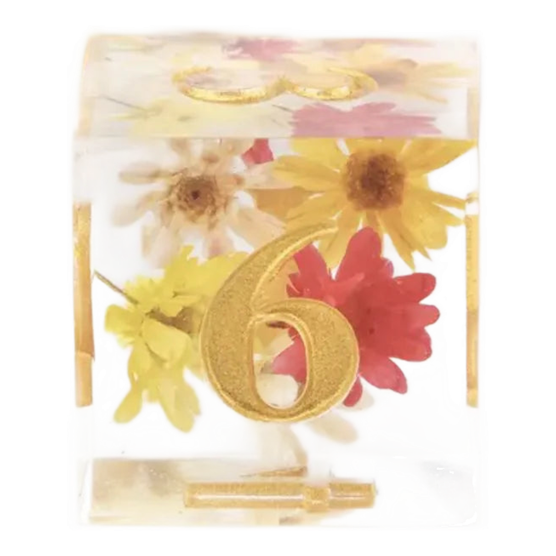 Transparant met gekleurde Bloemen — foto 5