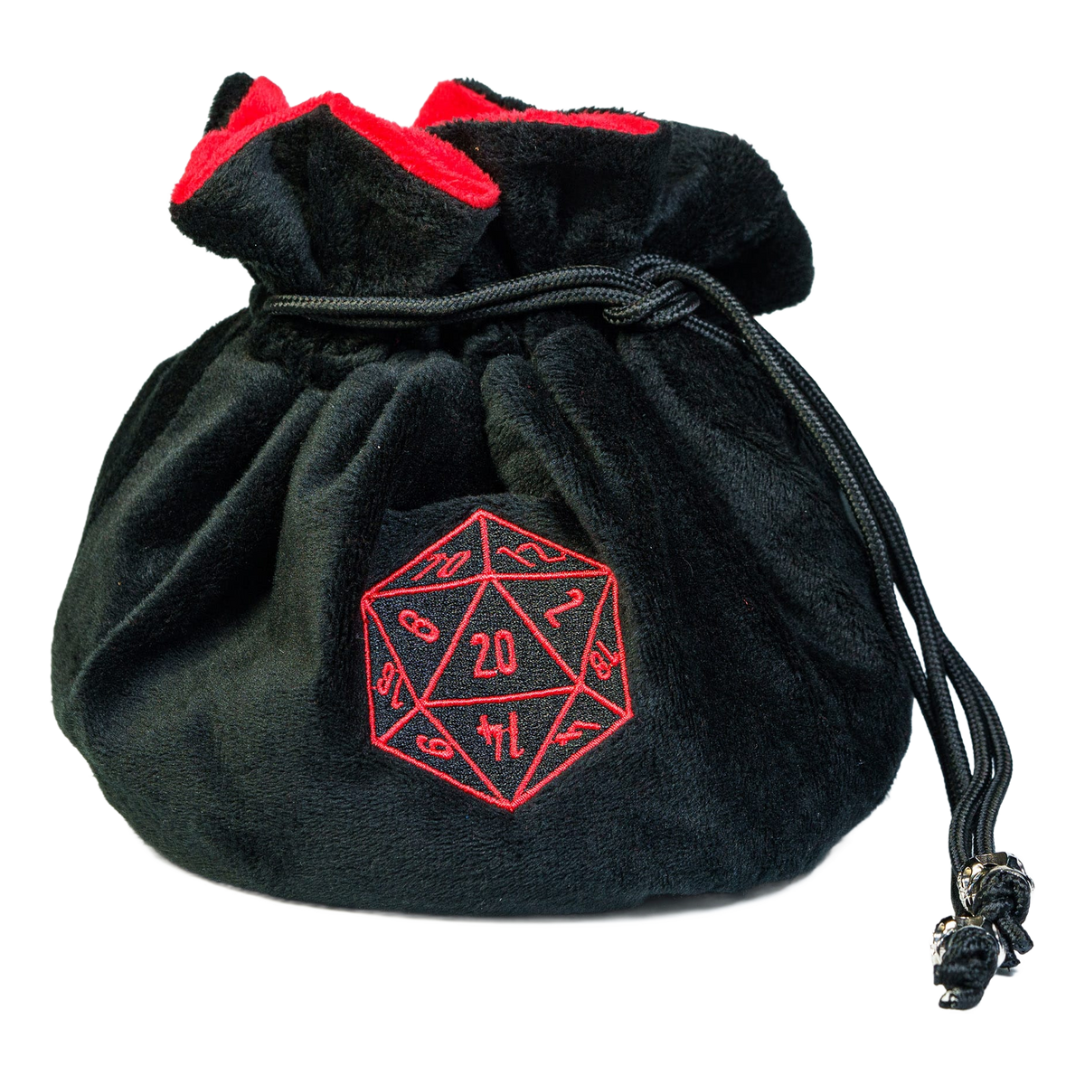 Dobbelstenen Zak met Dice Tray Zwart