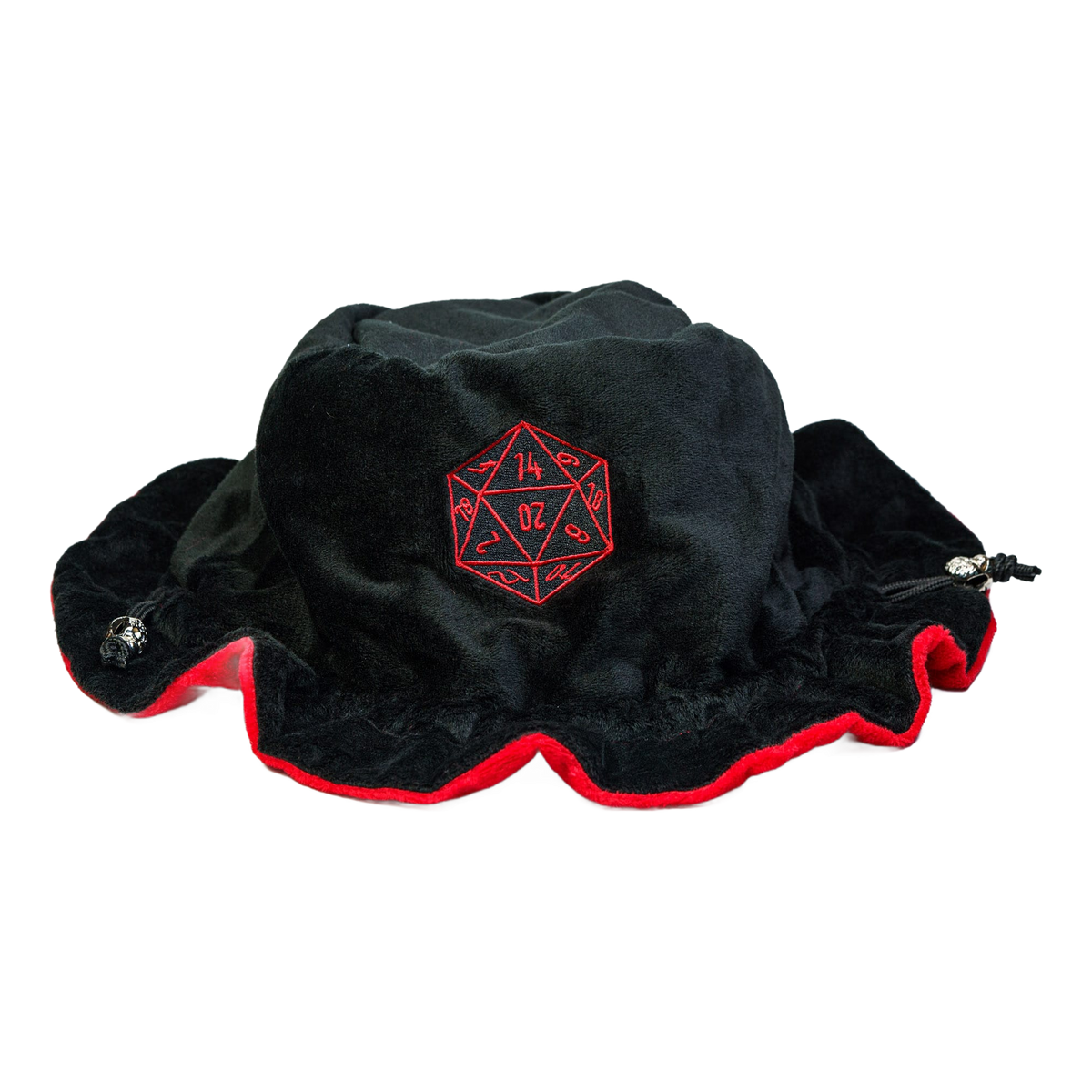 Dobbelstenen Zak met Dice Tray Zwart