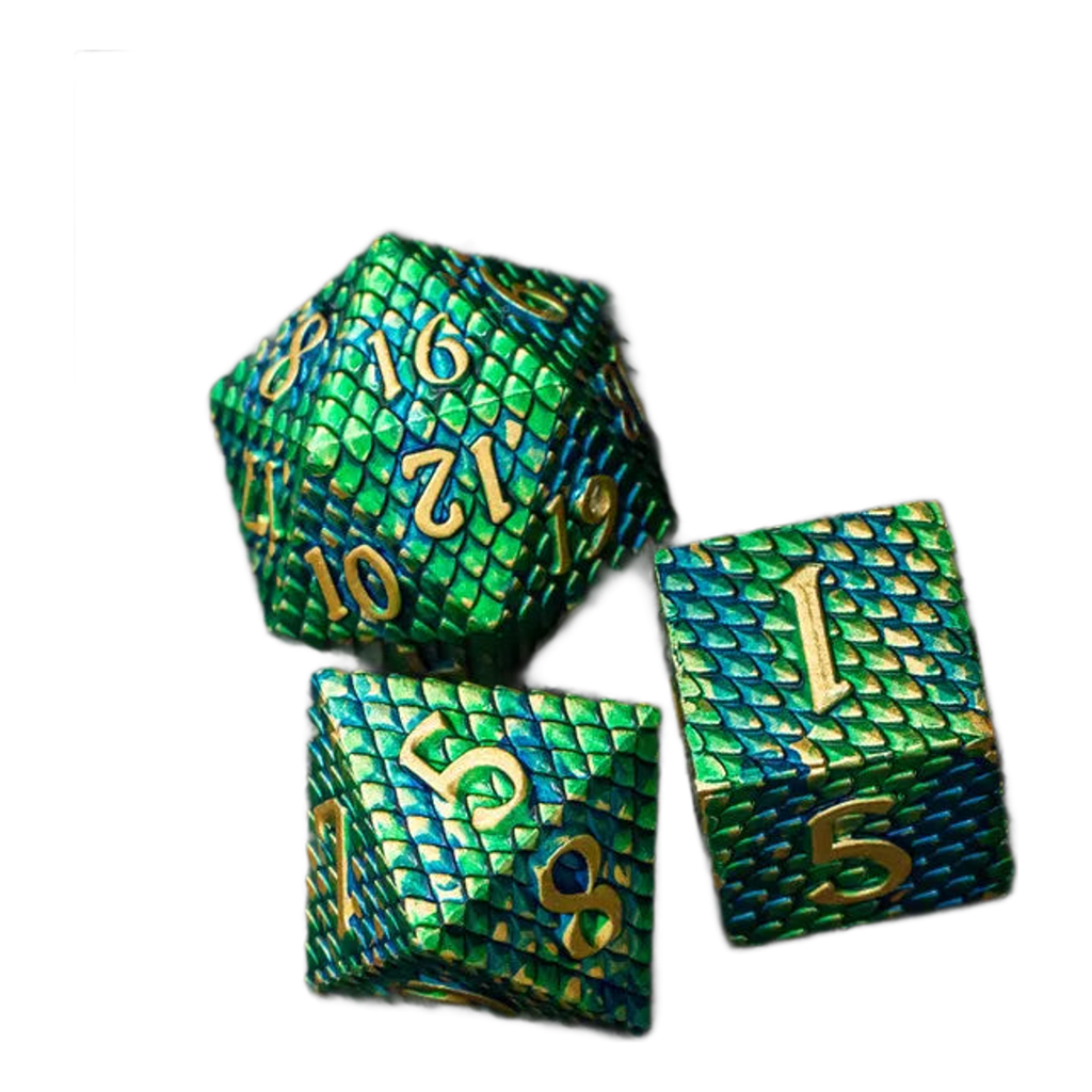 Dragon Scale Groen/Blauw — foto 3