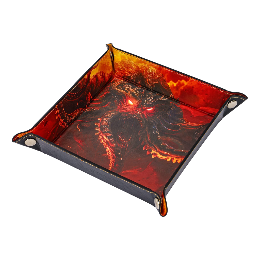 Opvouwbare Dice Tray Monster Rood