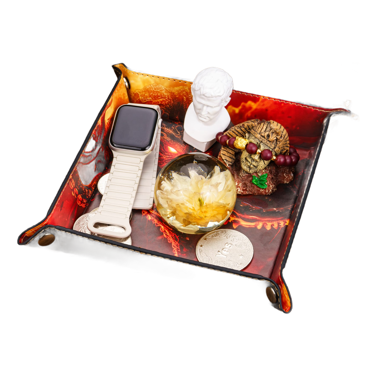 Opvouwbare Dice Tray Monster Rood