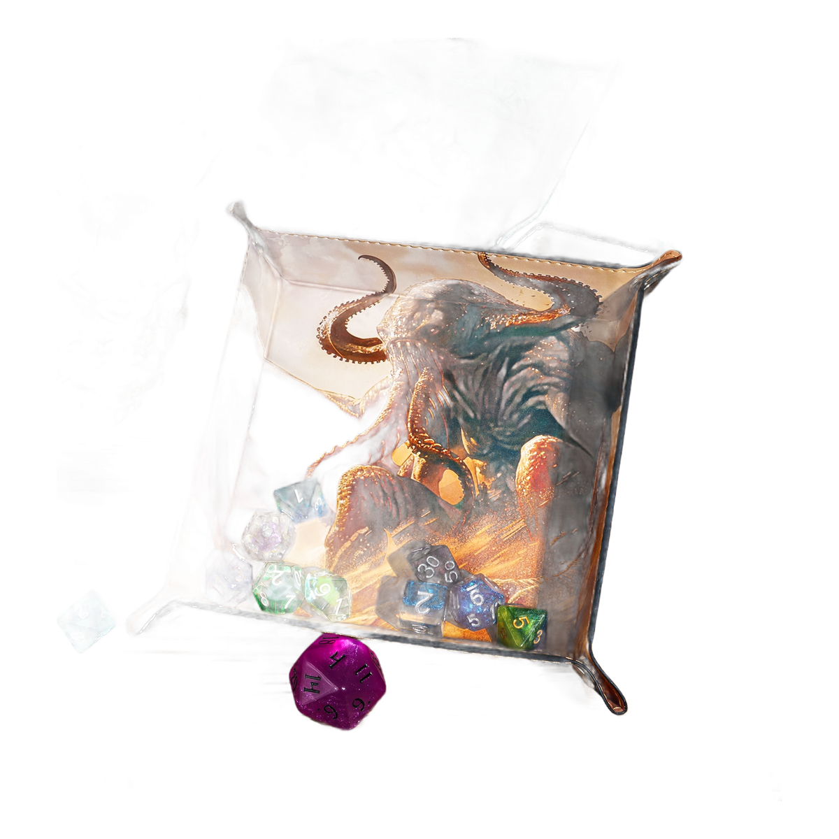 Opvouwbare Dice Tray Monster